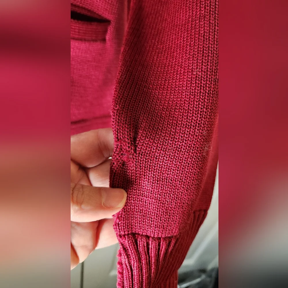 Vintage letterman jacket NC North Central Spokane, wa red black high-school - Picture 6 of 13